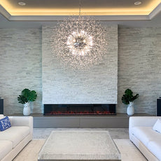 Starburst Crystal Chandelier - Round