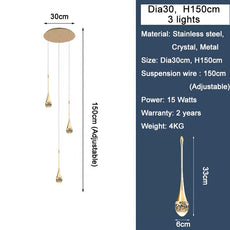 Spumante Crystal Chandelier and Pendants