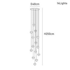 Modern Diamond Cut Crystal Chandelier - Gold