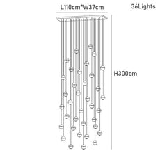 Modern Diamond Cut Crystal Chandelier - Gold