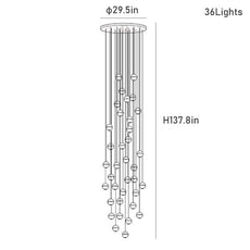 Modern Diamond Cut Crystal Chandelier - Gold