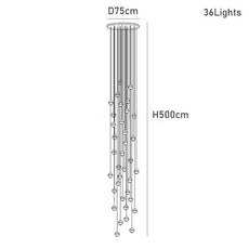 Modern Diamond Cut Crystal Chandelier - Gold