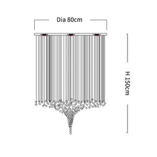 Semi-Precious Chandelier