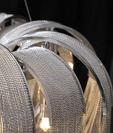 Art Deco Chandelier - Round