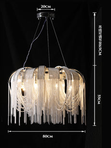 Art Deco Chandelier - Round