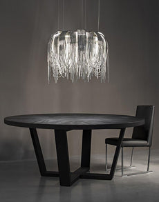 Art Deco Chandelier - Round