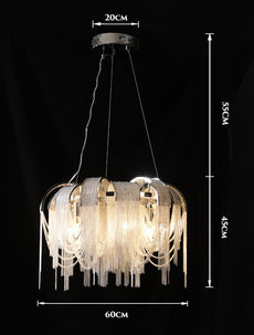 Art Deco Chandelier - Round