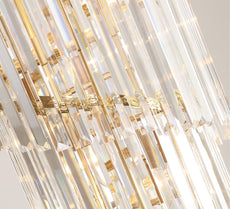 Black and Crystal Foyer Chandelier