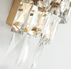 Black and Crystal Wall Sconce