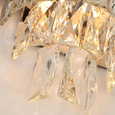 Black and Crystal Wall Sconce