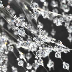 Starburst Crystal Chandelier - Round