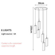 Crystal Blocks Chandelier