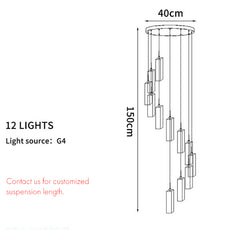 Crystal Blocks Chandelier