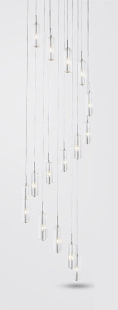 Crystal Blocks Chandelier