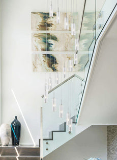 Crystal Blocks Chandelier