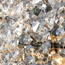 Crystal Icicles Ceiling Flush Mount
