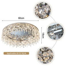 Crystal Icicles Ceiling Flush Mount