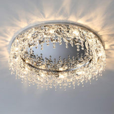 Crystal Icicles Ceiling Flush Mount