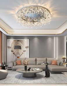 Crystal Icicles Ceiling Flush Mount