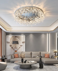 Crystal Icicles Ceiling Flush Mount