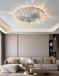 Crystal Icicles Ceiling Flush Mount