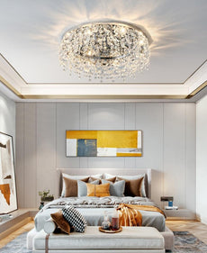 Crystal Icicles Ceiling Flush Mount