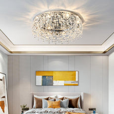 Crystal Icicles Ceiling Flush Mount
