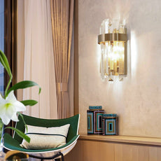 Elegant Crystal Wall Light