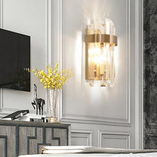 Elegant Crystal Wall Light
