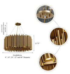 Tubes Chandelier
