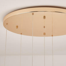 Minimalist LED Light Rings Chandelier