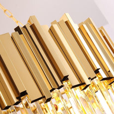 Gold and Crystal Chandelier