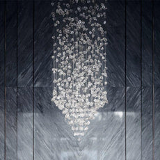 Large Crystal Falls Chandelier