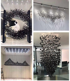 Large Crystal Falls Chandelier