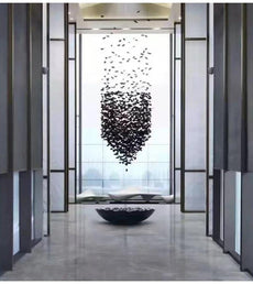 Large Crystal Falls Chandelier