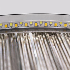 Linear String Light Chandelier