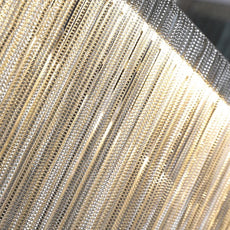 Linear String Light Chandelier