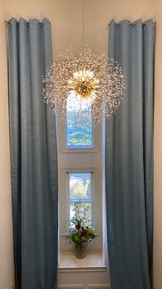 Starburst Crystal Chandelier - Round