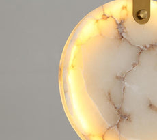 Marble Disk Chandelier