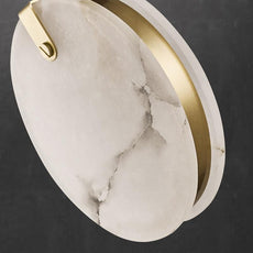 Marble Disk Chandelier