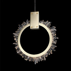 Natural Crystal Rings Chandelier