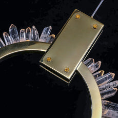 Natural Crystal Rings Chandelier