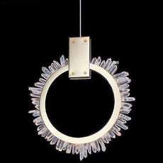 Natural Crystal Rings Chandelier