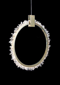 Natural Crystal Rings Chandelier