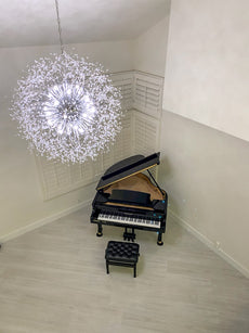 Starburst Crystal Chandelier - Round