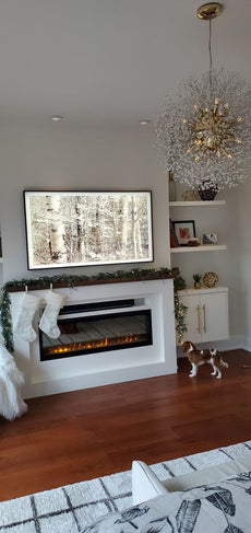 Starburst Crystal Chandelier - Round