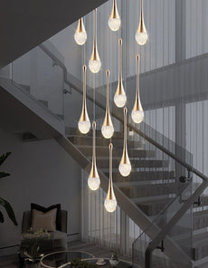 Spumante Crystal Chandelier and Pendants