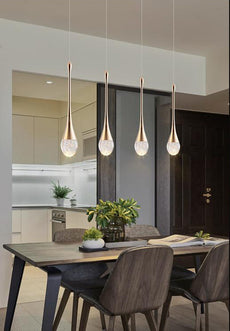 Spumante Crystal Chandelier and Pendants