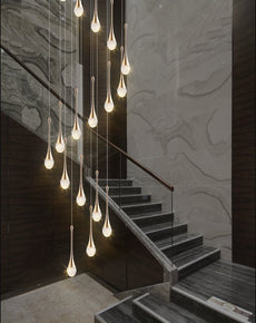 Spumante Crystal Chandelier and Pendants