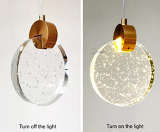 Staircase Crystal Disc Chandelier